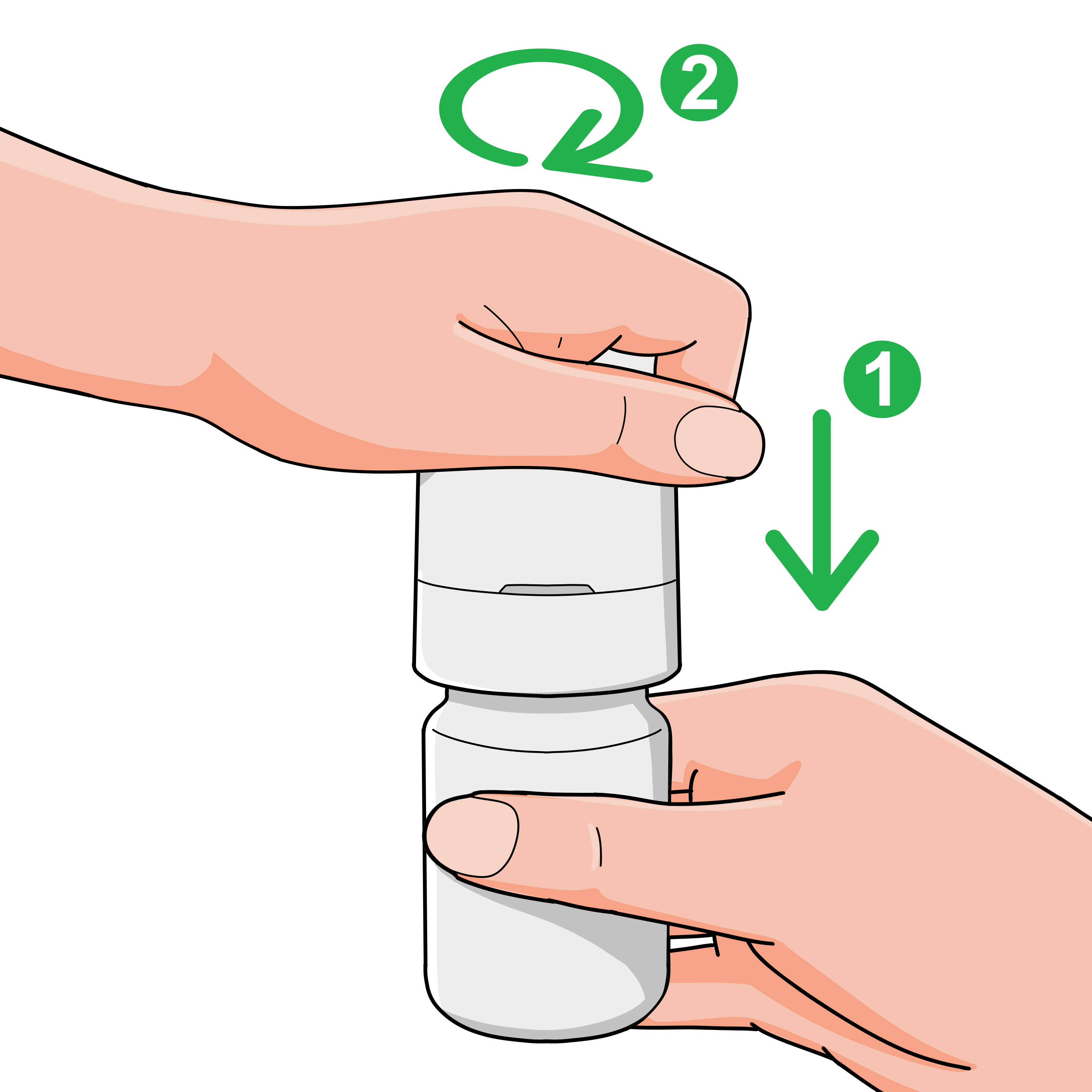 Removing dispenser from bottle